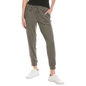 Malibu Collection Butterchic Knit Jogger pants olive branch green size large
